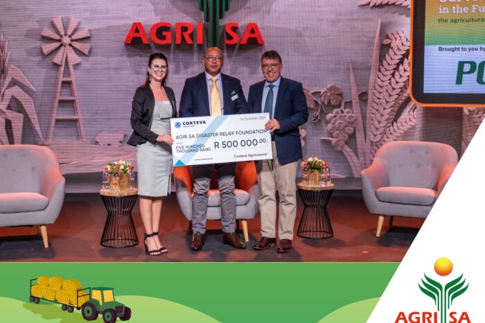 Support to Agri SA’s Disaster Relief Foundation